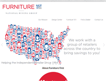 Tablet Screenshot of furniturefirst.com